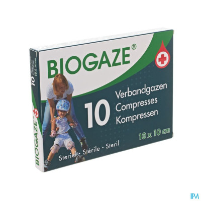 Biogaze 10 Verbandgazen 10 x 10 cm