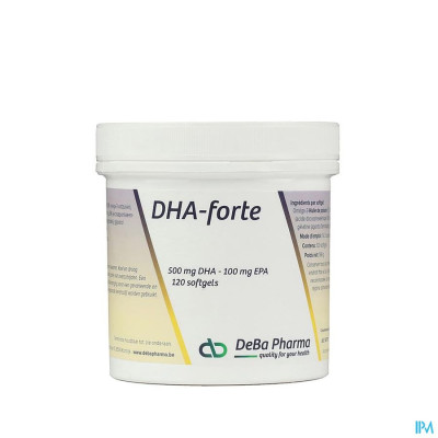 Dha Forte Caps 120x500mg Deba