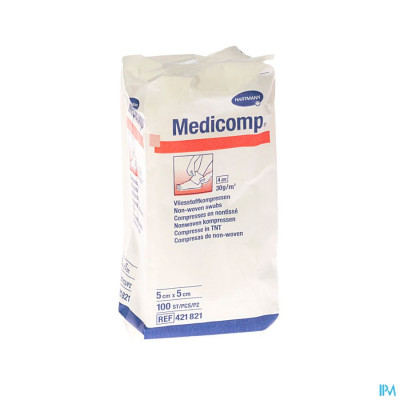 Medicomp 5x5cm 4l. Nst. 100 P/s