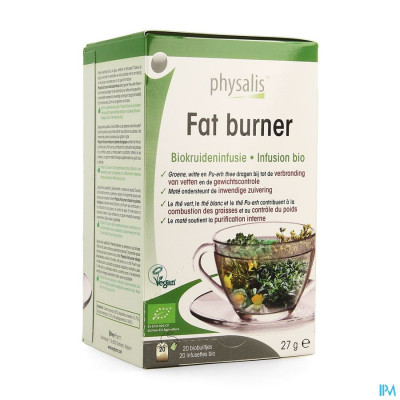 Physalis Fat Burner Infusie Bio Zakje 20x1,5g