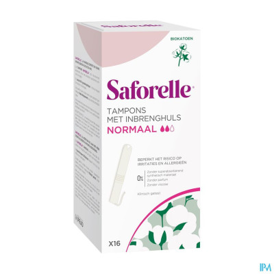 Saforelle Tampons Inbrenghuls Normaal 16