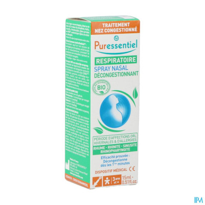 Puressentiel Ademhaling Neusspray 15ml