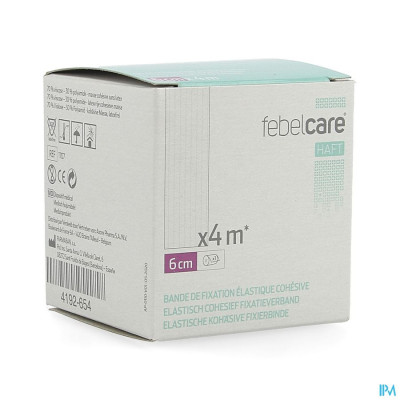 Febelcare Haft Elas. Cohesief Fixatieverb. 6cmx4m