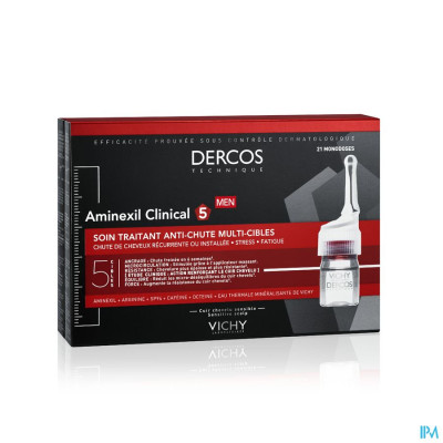 Vichy Dercos Aminexil Clinical 5 Men Amp 21x6ml