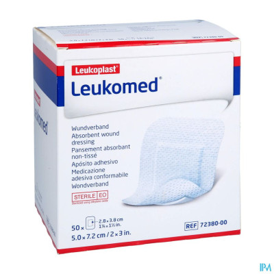 Leukomed Verband Steriel 7,2cmx 5cm 50 7238000