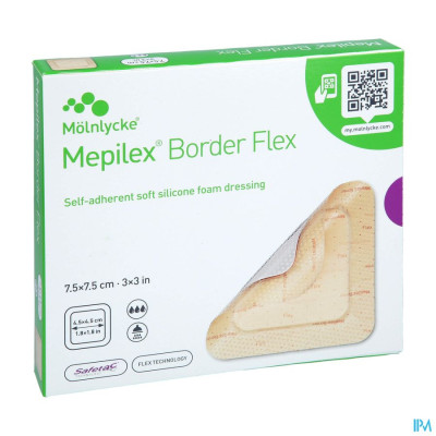 Mepilex Border Flex Verb 7,5x7,5cm 5 595250