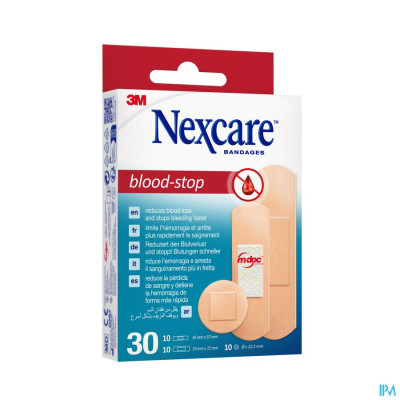 Nexcare 3m Bloodstop Assorted 30 N1730as