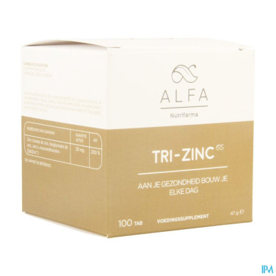 ALFA TRI-ZINC 20MG TABL 100