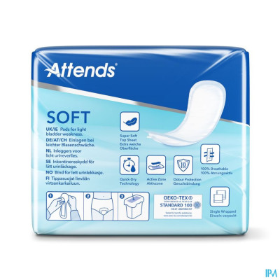 Attends Soft 3 Extra Inleg Anatom. 1x10