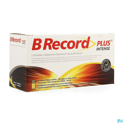 B RECORD INTENSE FIOLES 10X10ML