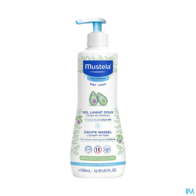 MUSTELA PN WASGEL ZACHT 500ML