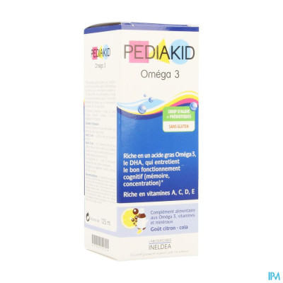 Pediakid Omega-3 Sol Buv Fl 125ml