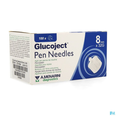 Glucoject Pen Needles 8mm 32g