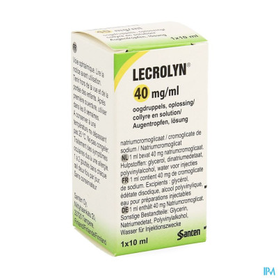 Lecrolyn 40mg/ml Oogdruppels 10ml