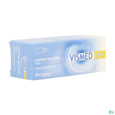 Vismed Light Bevochtigen Ogen 0,1% 15ml