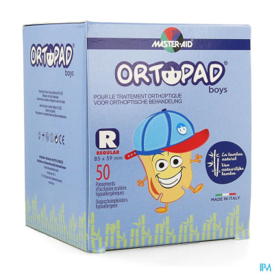 Ortopad Regular For Boys Oogpleister 50 73324