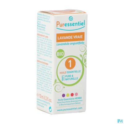 PURESSENTIEL EO ECHT LAVENDEL BIO EXP.ESS OLIE10ML