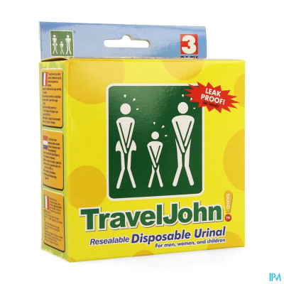 TRAVEL JOHN URINAAL 3X800ML