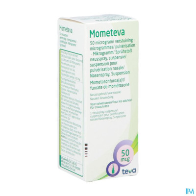 Mometeva Neusspray Susp 50mcg/verstuiv. Verst.140