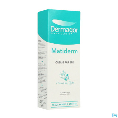 Dermagor Matiderm Reinigend Verzorging Creme 40ml