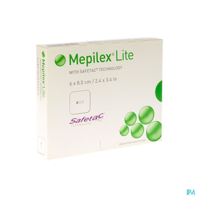 Mepilex Lite Dun Verb Sil Ster 6x 8,50cm 5 284000