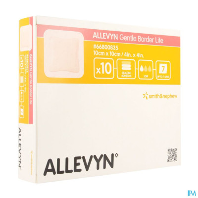 Allevyn Gentle Border Lite 10,0x10,0cm 10 66800835