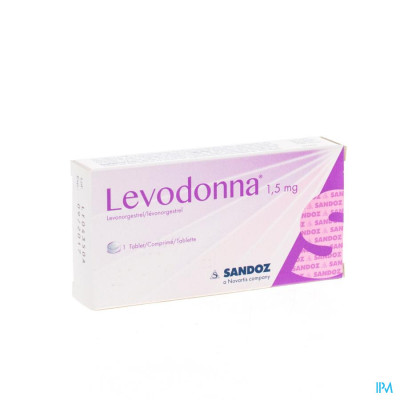 Levodonna 1,5mg Sandoz Comp 1 X 1,5mg