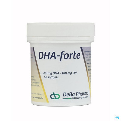 DHA FORTE CAPS 60X500MG DEBA