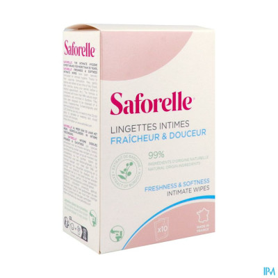 Saforelle Lingettes Flushable 10