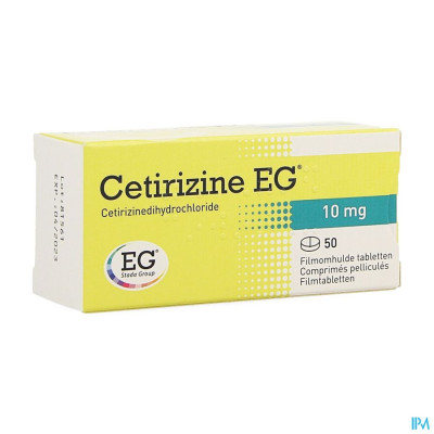 Cetirizine EG          Tabl 50X10Mg