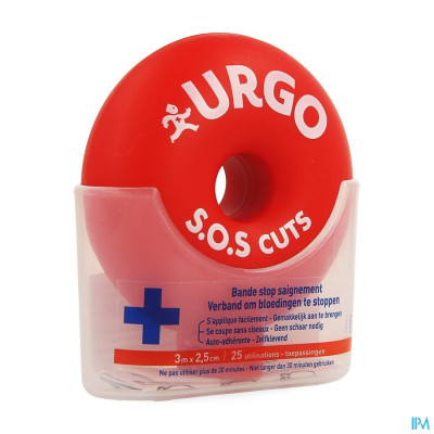 Urgo Sos Cuts Verband 3m X 2,5cm