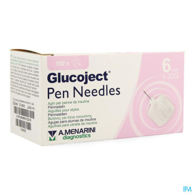 Glucoject Pen Needles 6mm 32g