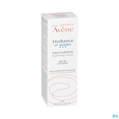 Avene Hydrance Uv Rijk Hydraterende Creme 40ml