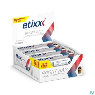 Etixx Energy Marzipan Sport Bar 12x50g