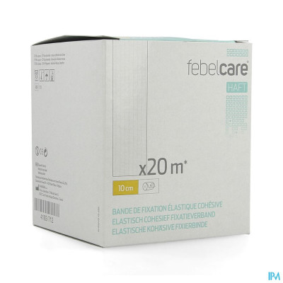 Febelcare Haft Elas.cohesief Fixatieverb. 10cmx20m