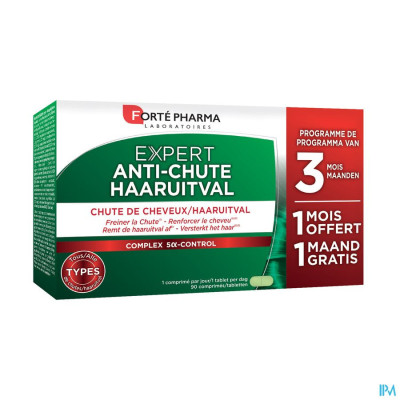 Expert Cheveux A/haaruitval Comp 3x30 2+1 Gratis