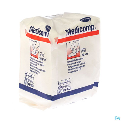 Medicomp 7,5x7,5cm 4l. Nst. 100 P/s