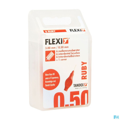 Flexi Red Borsteltje Super Fine Interdentaal 6