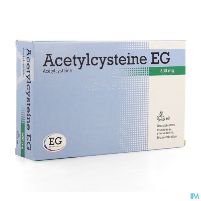 ACETYLCYSTEINE EG 600MG BRUISTABL 60X600MG