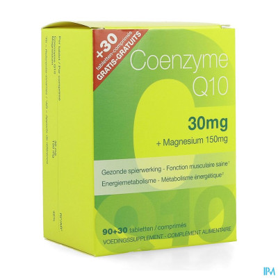 Coenzyme Q10 30mg+mg Comp 90+ Comp 30 Grat.revogan