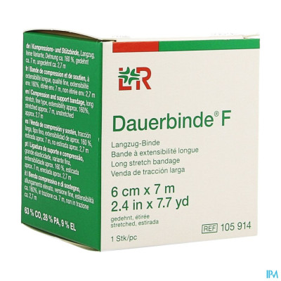 Dauerbinde F 6cm X 7m 1 105914