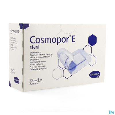 Cosmopor E Latexfree 10x6cm 25 P/s