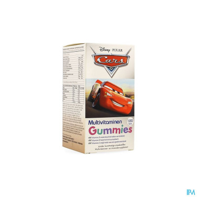 DISNEY MULTIVITAMINEN CARS GUMMIES 120