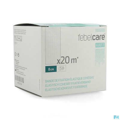 Febelcare Haft Elas. Cohesief Fixatieverb. 8cmx20m