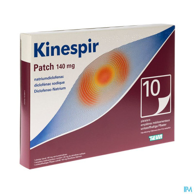 Kinespir Patch 140mg Pleisters 10