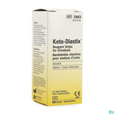 Keto-diastix Strips 50 A 2883 B 51