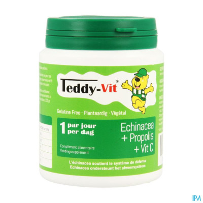 Teddy Vit Echinacea+propolis+vit C Beertjes 50