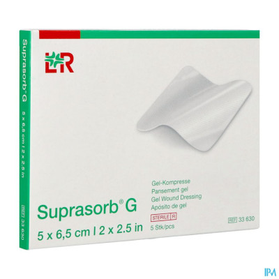 Suprasorb g Kompres New 5x6,5cm 5 33630