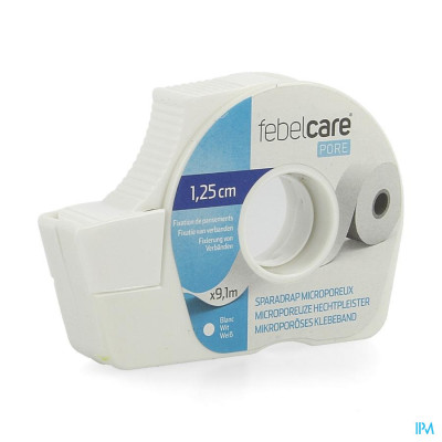 Febelcare Pore Micropor.hechtpleister 12,5mmx9,14m