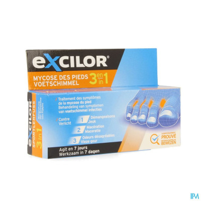 Excilor Voetschimmel Creme 15ml